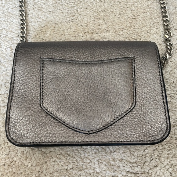Rudsak leather crossbody bag - silver color - Picture 5 of 5